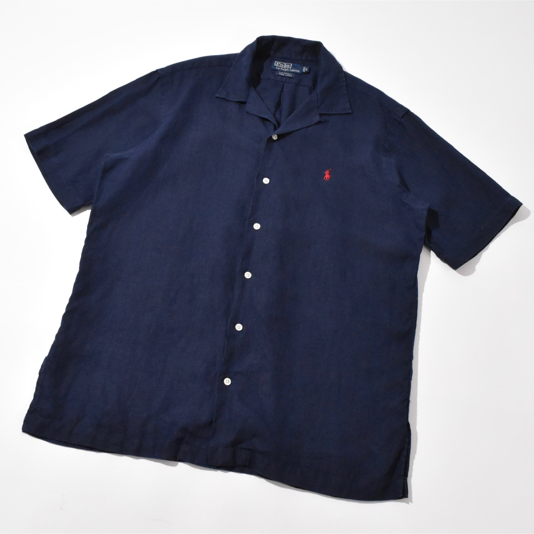 POLO RALPH LAUREN - 90s Polo Ralph Lauren Shirt CALDWELL S 紺の