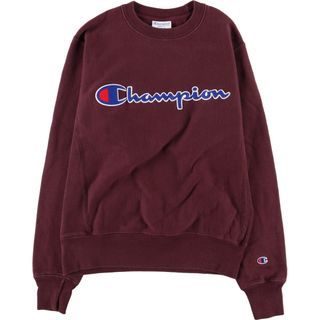 チャンピオン(Champion)の古着 チャンピオン Champion リバースウィーブ 復刻 単色タグ ワンポイントロゴスウェット トレーナー メンズM /eaa375346(スウェット)