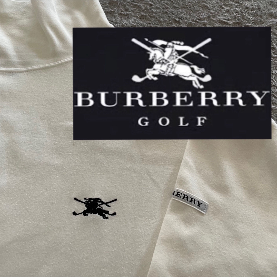 【貴重】BURBERRY Golf バーバリーゴルフ　トップス　ロゴ　LL | フリマアプリ ラクマ