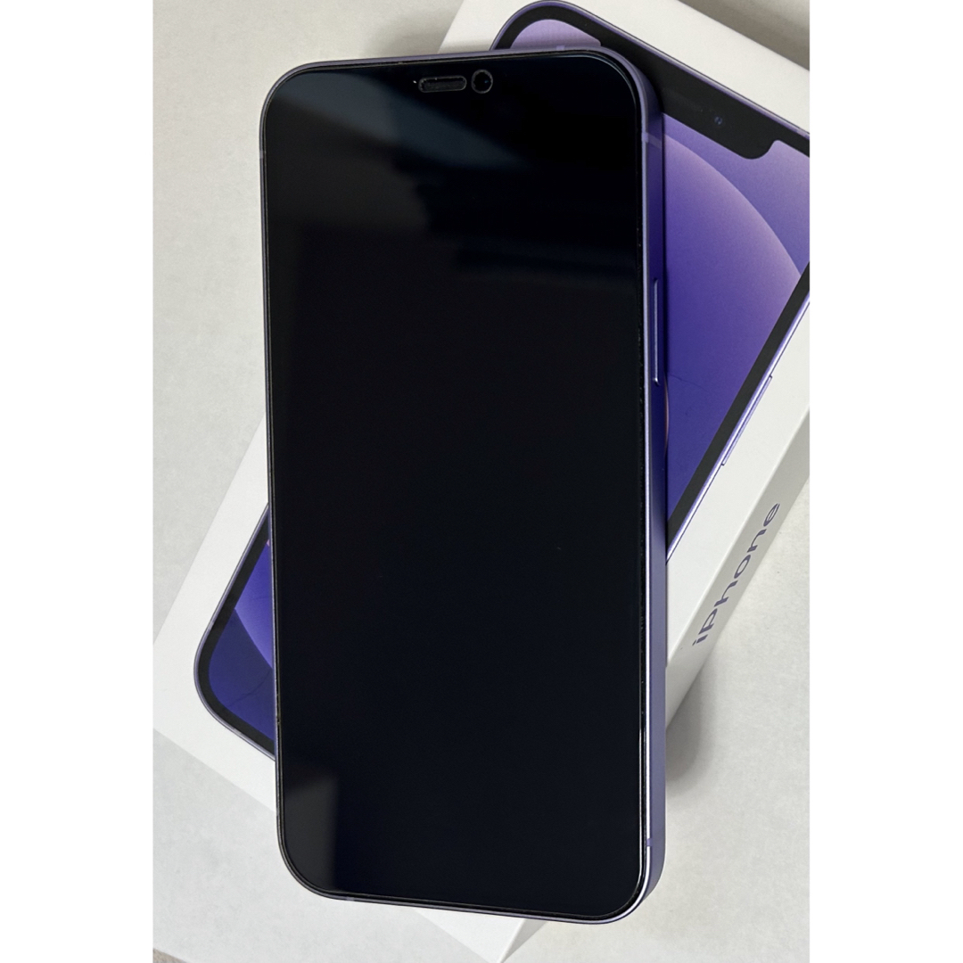 値下げ【超美品】iPhone 12 128GB  パープル  SIMフリー