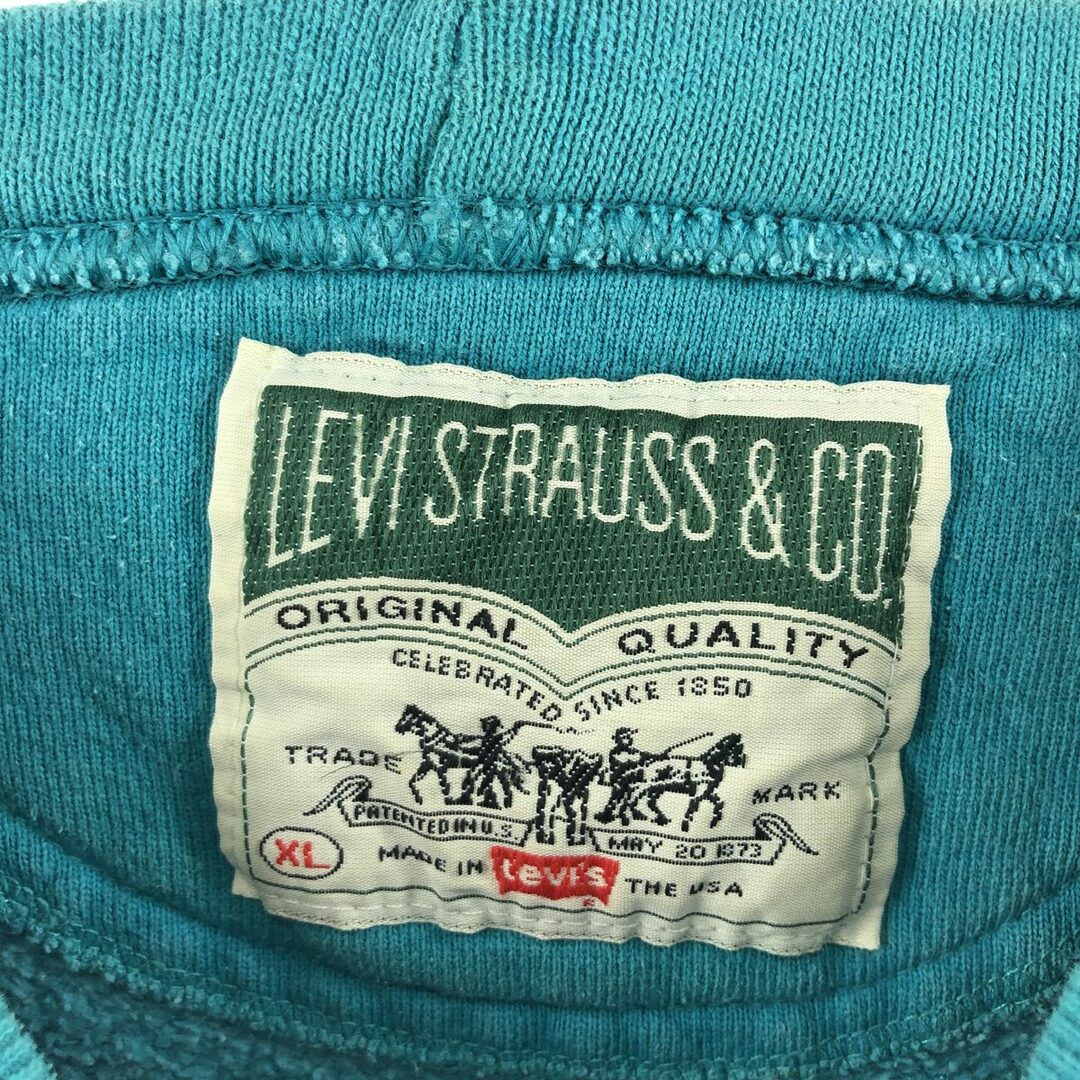 古着 90年代 リーバイス Levi's LEVI STRAUSS & CO. ワンポイントロゴスウェット トレーナー USA製 メンズXL  ヴィンテージ /eaa374613