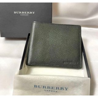 BURBERRY - 【新品未使用】BURBERRY LONDON 箱付き(即完売)折り財布の