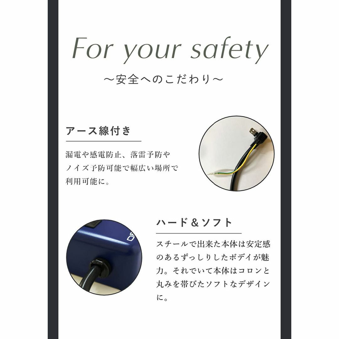 【色: シルバー】Fargo 延長コード USB 急速充電 スマホ スマートフォ