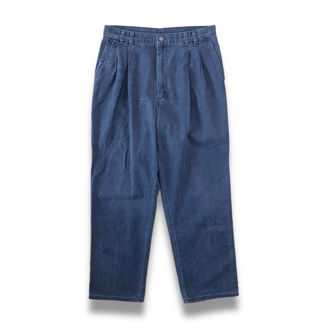 market_hokkaido00s USA製 DOCKERS リーバイス ツータック チノパン ネイビー