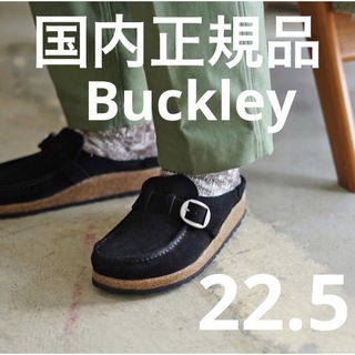 BIRKENSTOCK - ビルケンシュトック Buckley バックリー ベロア レザーサンダル　ブラック