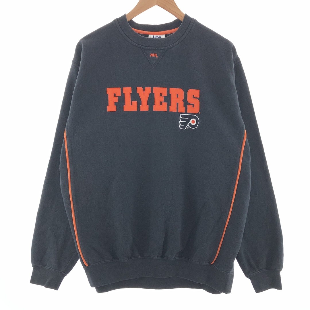 Lee(リー)の古着 リー Lee NHL FLYERS フィラデルフィア フライヤーズ スウェットシャツ トレーナー メンズXL /taa001322 メンズのトップス(スウェット)の商品写真