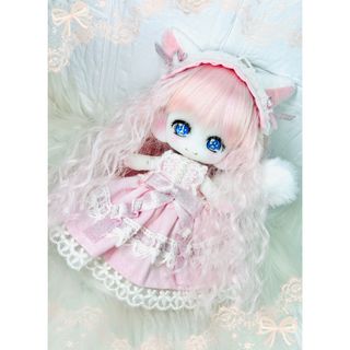 お値下げ❣️子犬わたあめ　猫ちゃんカスタム本体　新品フルセット❣️(人形)