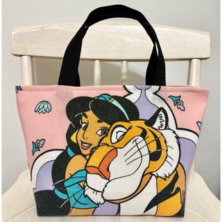 ディズニー(Disney)のジャスミン＆ラージャ アラジン トートバッグ(トートバッグ)