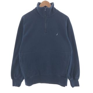 ノーティカ(NAUTICA)の古着 ノーティカ NAUTICA ハーフジップスウェットシャツ トレーナー メンズXL /taa001302(スウェット)