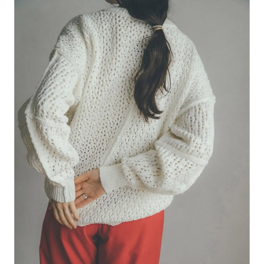 CLANE クラネ LACE BULKY KNIT - ニット/セーター