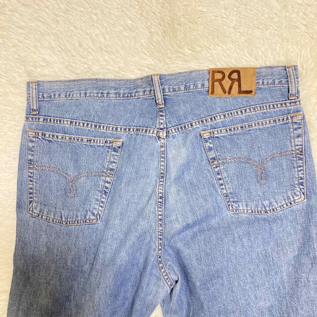 RRL(ダブルアールエル)の大きいサイズ　ダブルアールエル　ハーフデニムパンツ　36 メンズのパンツ(ショートパンツ)の商品写真