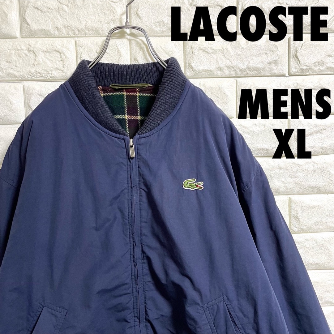 09M975◯ LACOSTE 中綿 ブルゾン ジャンパー ライトアウター XL-