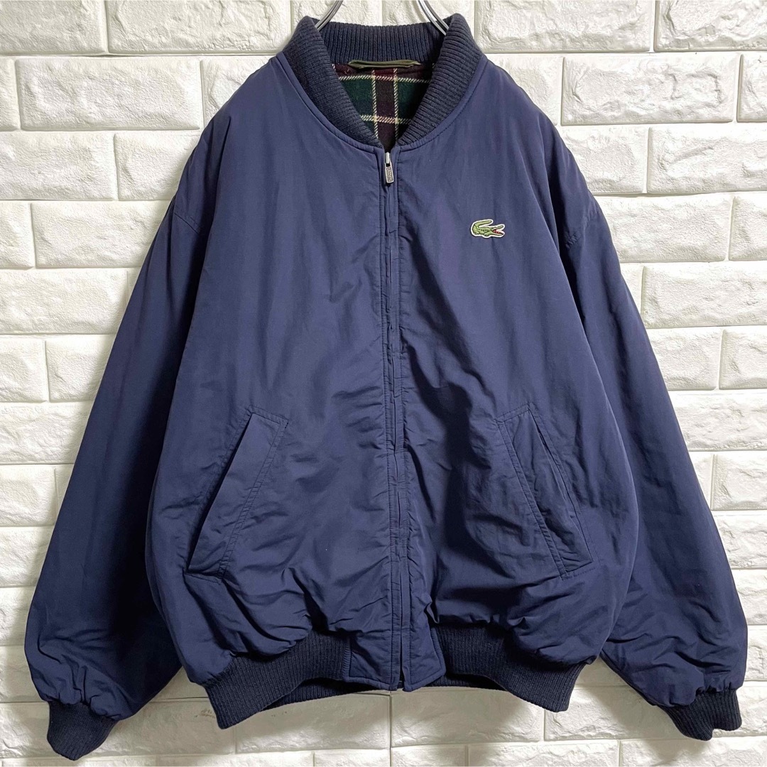 09M975◯ LACOSTE 中綿 ブルゾン ジャンパー ライトアウター XL-