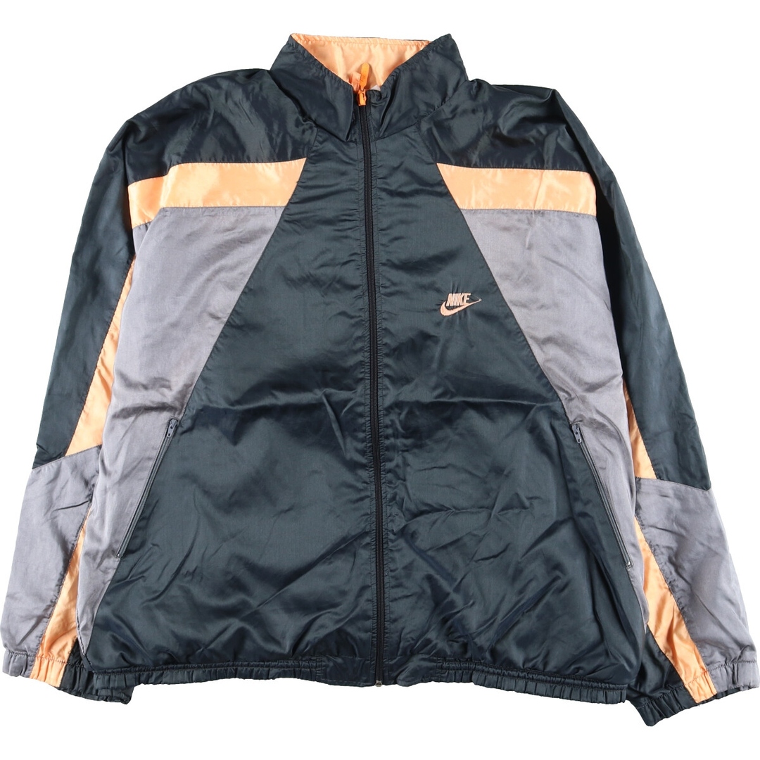 NIKE - 古着 90年代 ナイキ NIKE 銀タグ ナイロンジャケット メンズXL