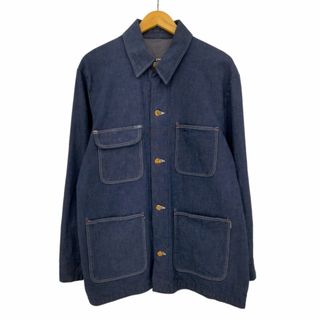 80年代 ラングラー Wrangler BIG BEN ビッグベン デニムカバーオール USA製 メンズL ヴィンテージ /eaa376057