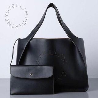 ステラマッカートニー(Stella McCartney)のSTELLA McCARTNEY サークルロゴトートバッグ レザー ポーチ付き(ショルダーバッグ)