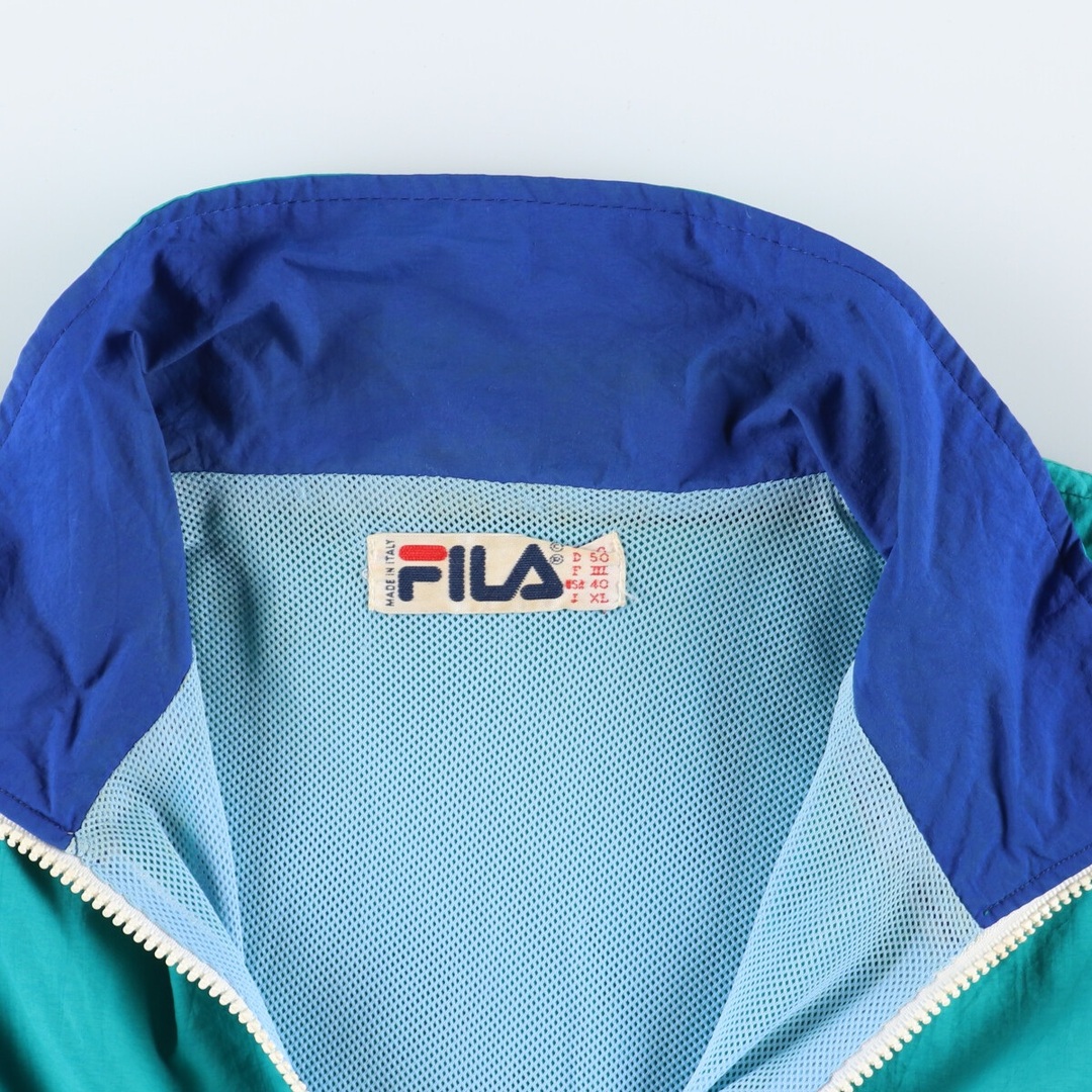 FILA(フィラ)の古着 80年代 フィラ FILA ウインドブレーカー メンズXL ヴィンテージ /eaa368734 メンズのジャケット/アウター(ナイロンジャケット)の商品写真