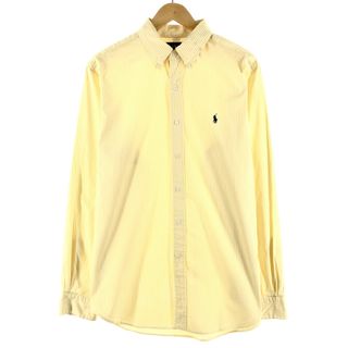 ラルフローレン(Ralph Lauren)の古着 ラルフローレン Ralph Lauren CLASSIC FIT クラシックフィット 長袖 ボタンダウンストライプシャツ メンズXL /eaa375510(シャツ)