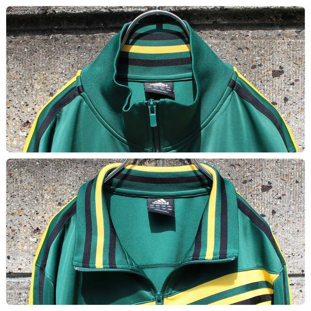 adidas 00s ジャマイカンカラー 3ライン 古着 トラックジャケット adidas 00s ジャマイカンカラー 3ライン 古着 トラックジャケット