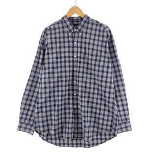 ギャップ(GAP)の古着 90年代 ギャップ GAP 長袖 ボタンダウンチェックシャツ メンズXL ヴィンテージ /eaa375597(シャツ)