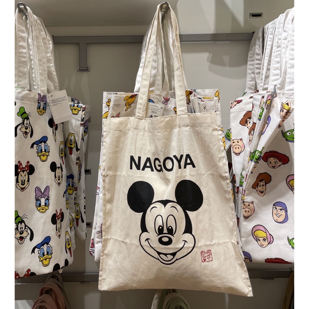 ディズニーストア★ご当地限定。ミッキー♡NAGOYAプリント。トートバッグ1点