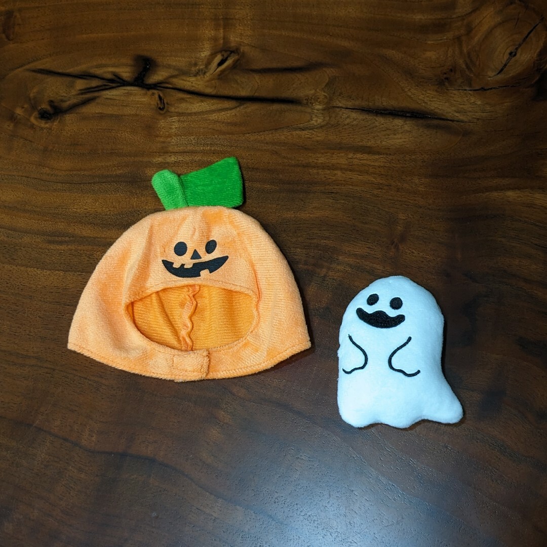 ハロウィンかぼちゃ&オバケ セット エンタメ/ホビーのコスプレ(小道具)の商品写真