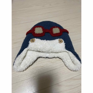 ニシマツヤ(西松屋)のモコモコ帽子💙(帽子)