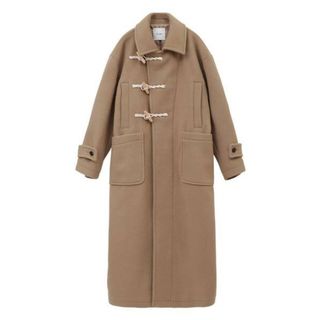 美品 2022AW CLANEクラネ OVER MAXI DUFFLE COAT