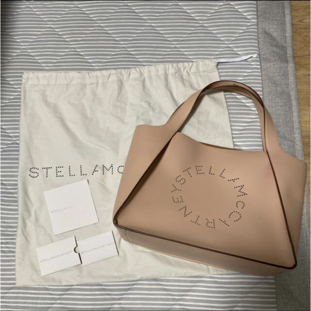 StellaMcCartney ロゴトートバッグ ブラッシュ ピンクベージュ 2