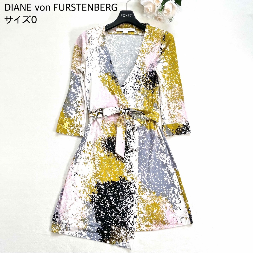 【極美品/シルク100%】DIANE von FURSTENBERG ワンピースワンピース