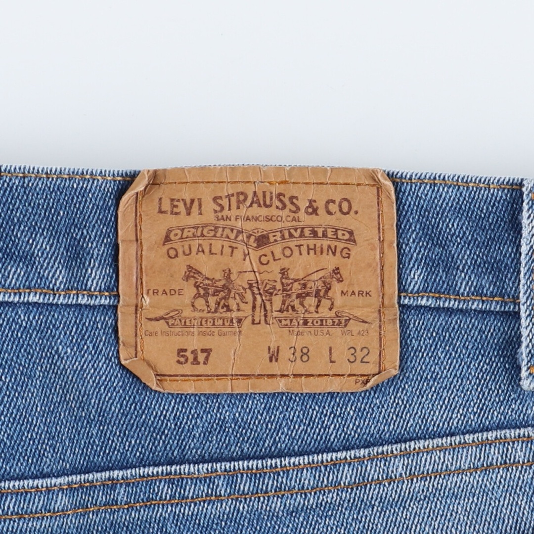 90年代 リーバイス Levi's 517 ブーツカットジーンズ デニムパンツ USA製 メンズw37 ヴィンテージ /eaa374551