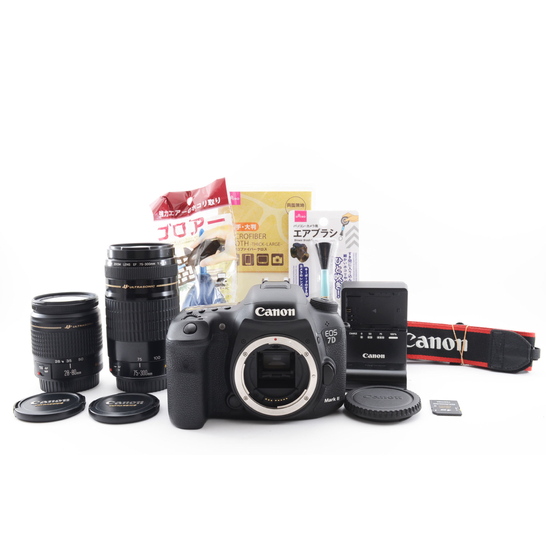 Canon - CANON EOS 7D デジタル一眼レフカメラ標準&望遠ダブルレンズ