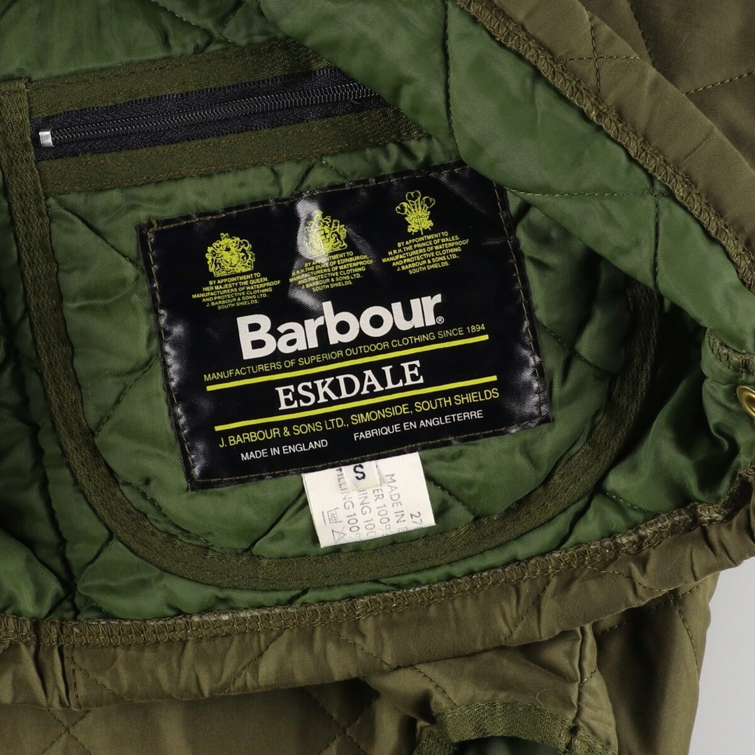 Barbour 90's three crown キルティングベスト