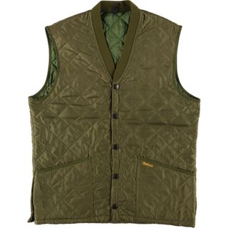 Barbour 90's three crown キルティングベスト