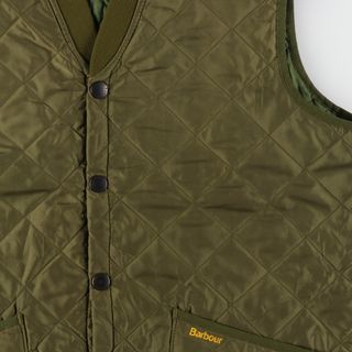 Barbour 90's three crown キルティングベスト