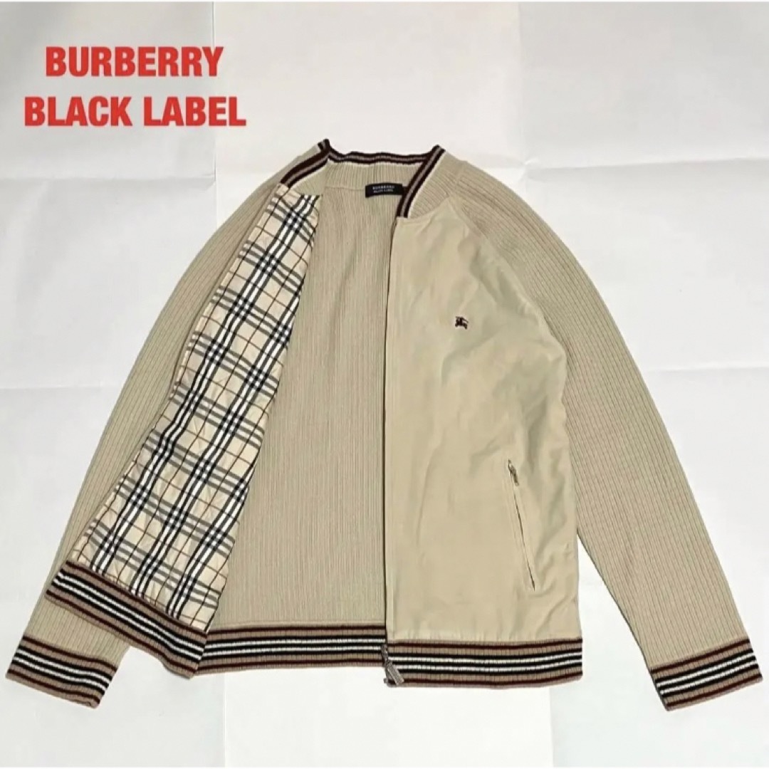 BURBERRY BLACK LABEL - 【美品】BURBERRY BLACK LABEL ブルゾン ノバ