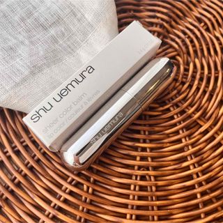 シュウウエムラ(shu uemura)の【最終値下げ】【匿名配送】シュウウエムラ　シアーカラーバーム　メルトインオレンジ(口紅)