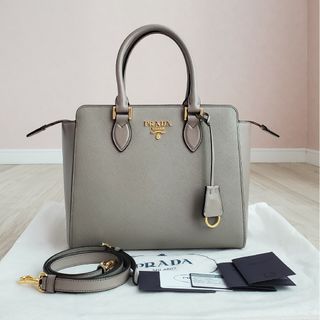 <br>PRADA プラダ/サフィアーノソフトカーフ2wayレザーハンド/チプリア/1BA113/203/ブランドバック/SAランク/89