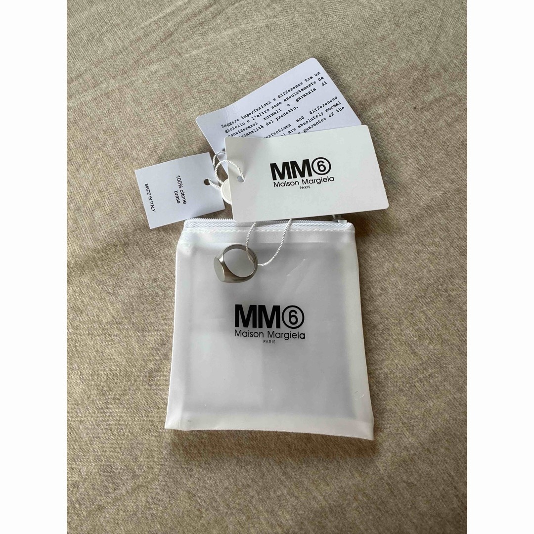 Maison Martin Margiela(マルタンマルジェラ)の3新品 メゾン マルジェラ MM6 オーバル シュバリエ リング シルバー レディースのアクセサリー(リング(指輪))の商品写真