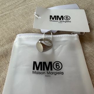 マルタンマルジェラ(Maison Martin Margiela)の3新品 メゾン マルジェラ MM6 オーバル シュバリエ リング シルバー(リング(指輪))