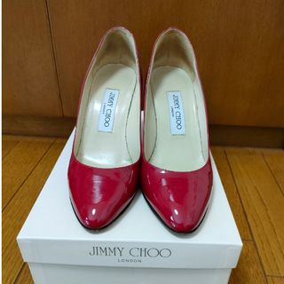 ジミーチュウ JIMMY CHOO ピンヒール パンプス 37  ボルドー