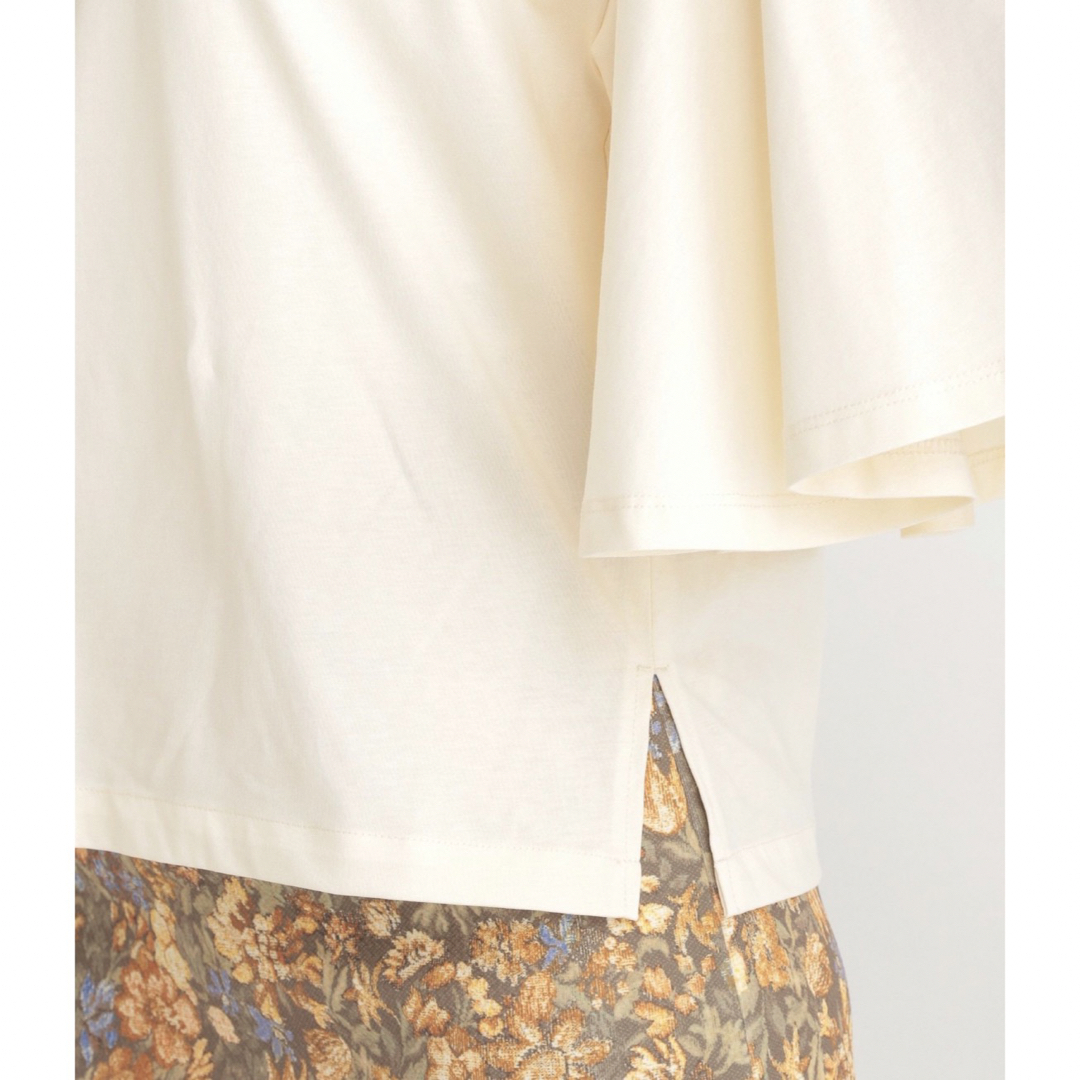 Andemiu(アンデミュウ)のAndemiu袖フレアTシャツ キッズ/ベビー/マタニティのキッズ服女の子用(90cm~)(Tシャツ/カットソー)の商品写真
