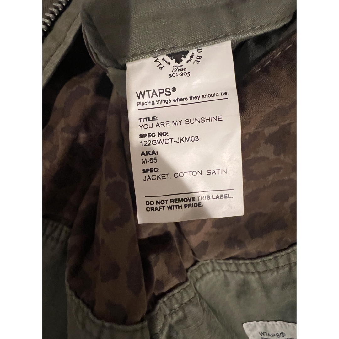 WTAPS aw M olive Sサイズ 窪塚着用   ミリタリージャケット