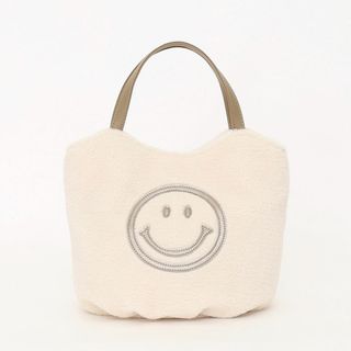 クーコ(COOCO)のAW【クーコ COOCO】 SMILEY／ボアコロン トートバッグ(トートバッグ)