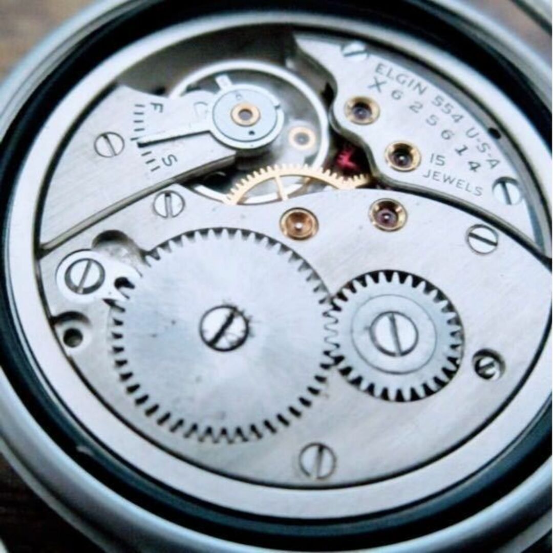 ELGIN - #2749【人気のミリタリー】メンズ 腕時計 エルジン WW2 手巻