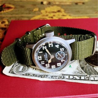 ELGIN - #2749【人気のミリタリー】メンズ 腕時計 エルジン WW2 手巻