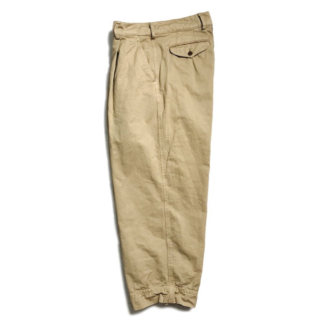kolor 22SS製品染めチノクロスワイドパンツsize1新品