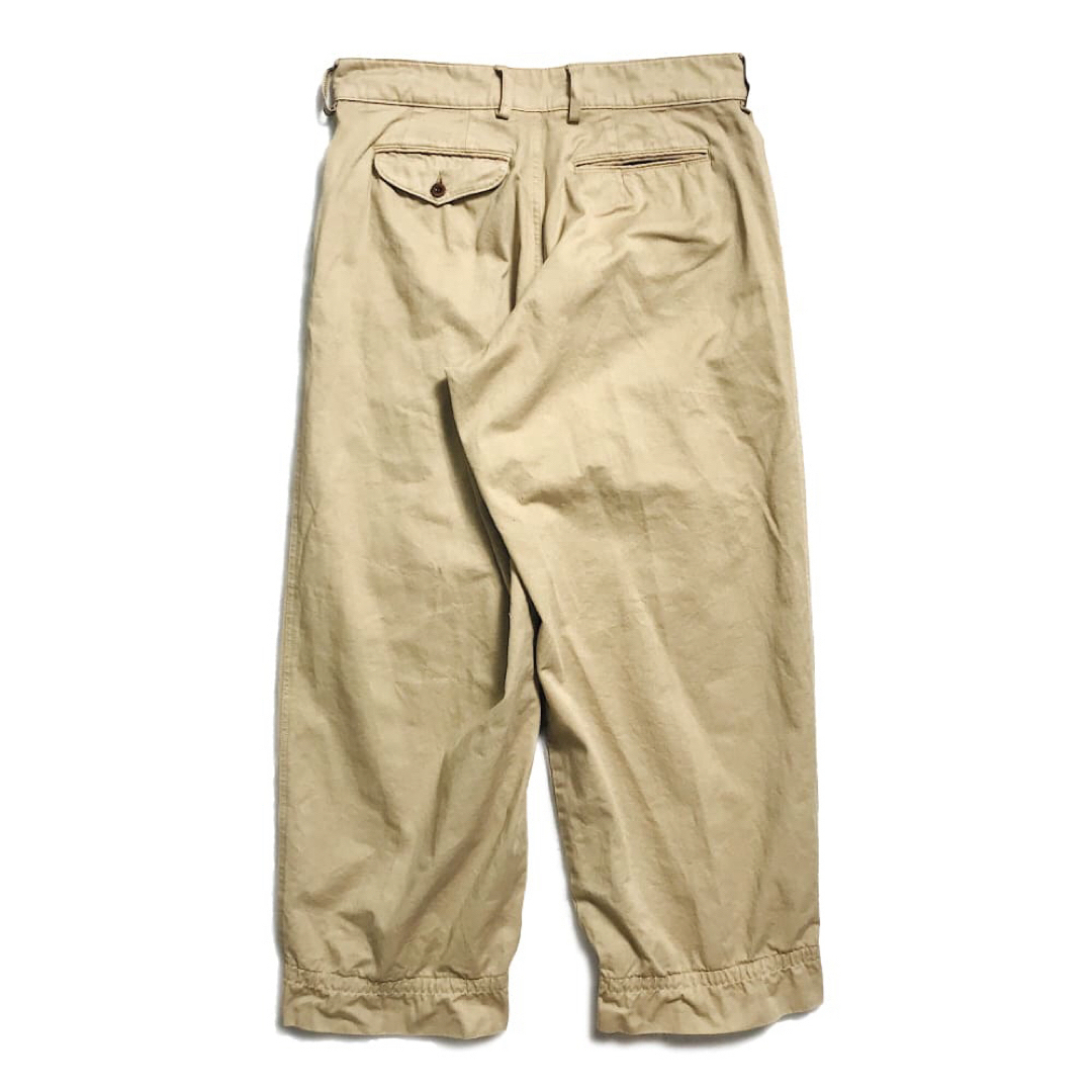 kolor 22SS製品染めチノクロスワイドパンツsize1新品