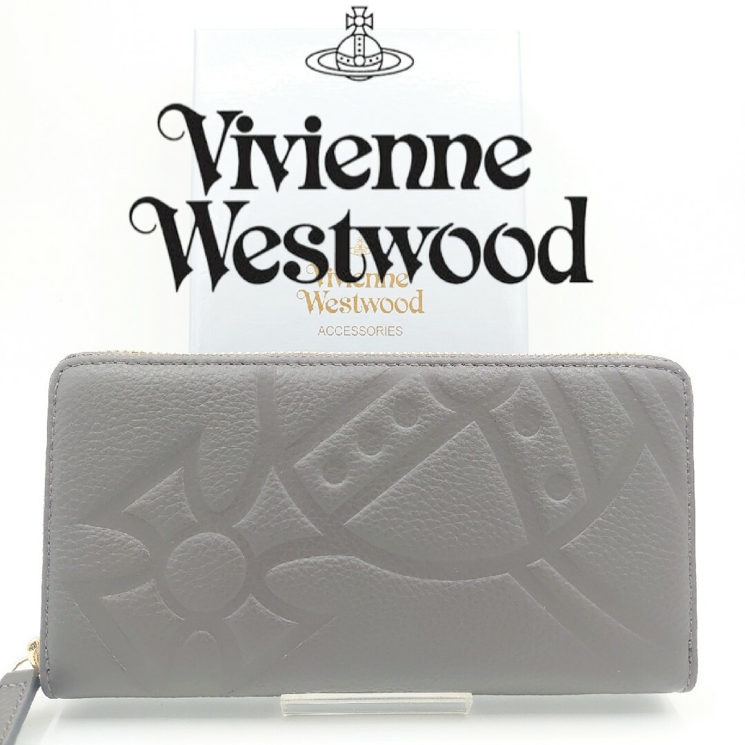 【新品】Vivienne Westwood 長財布 グレー | フリマアプリ ラクマ