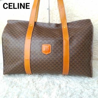 celine - CELINE トートバッグ マカダム トリオンフロゴ 大容量 A4可能 ...